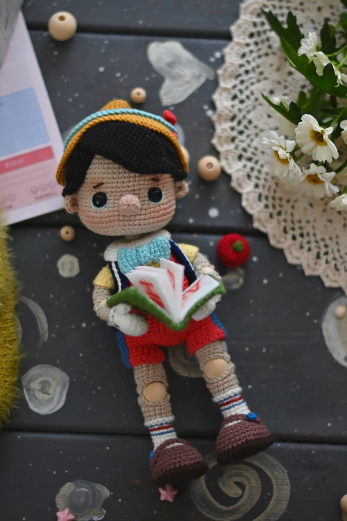 Pinocchio Amigurumi Crochet Pattern