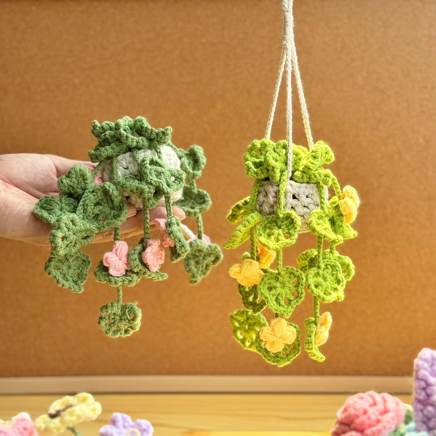 Hanging Plant Decoration - Crochet Pattern