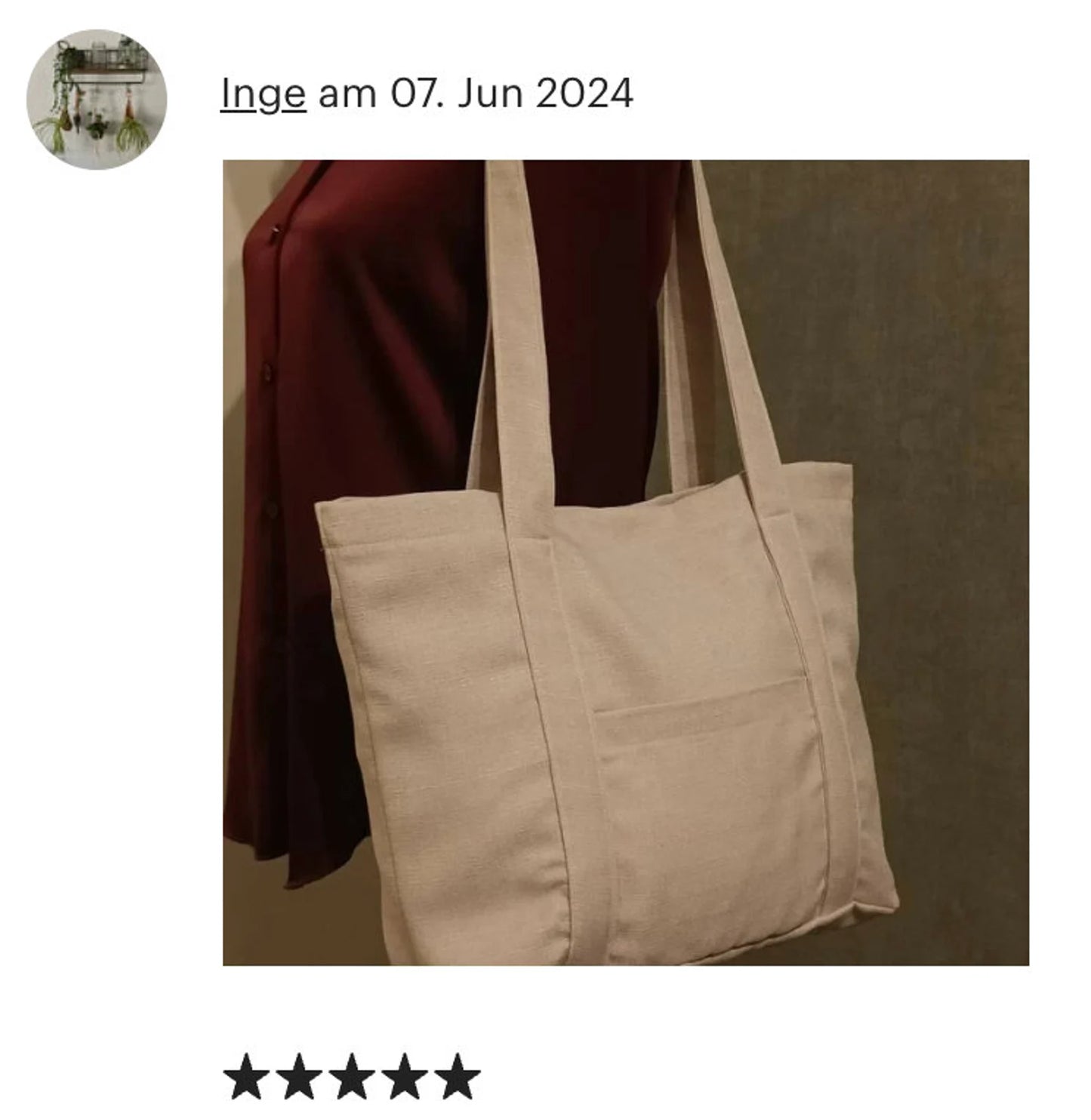 Bag For Love Canvas Tote Bag Sewing Pattern