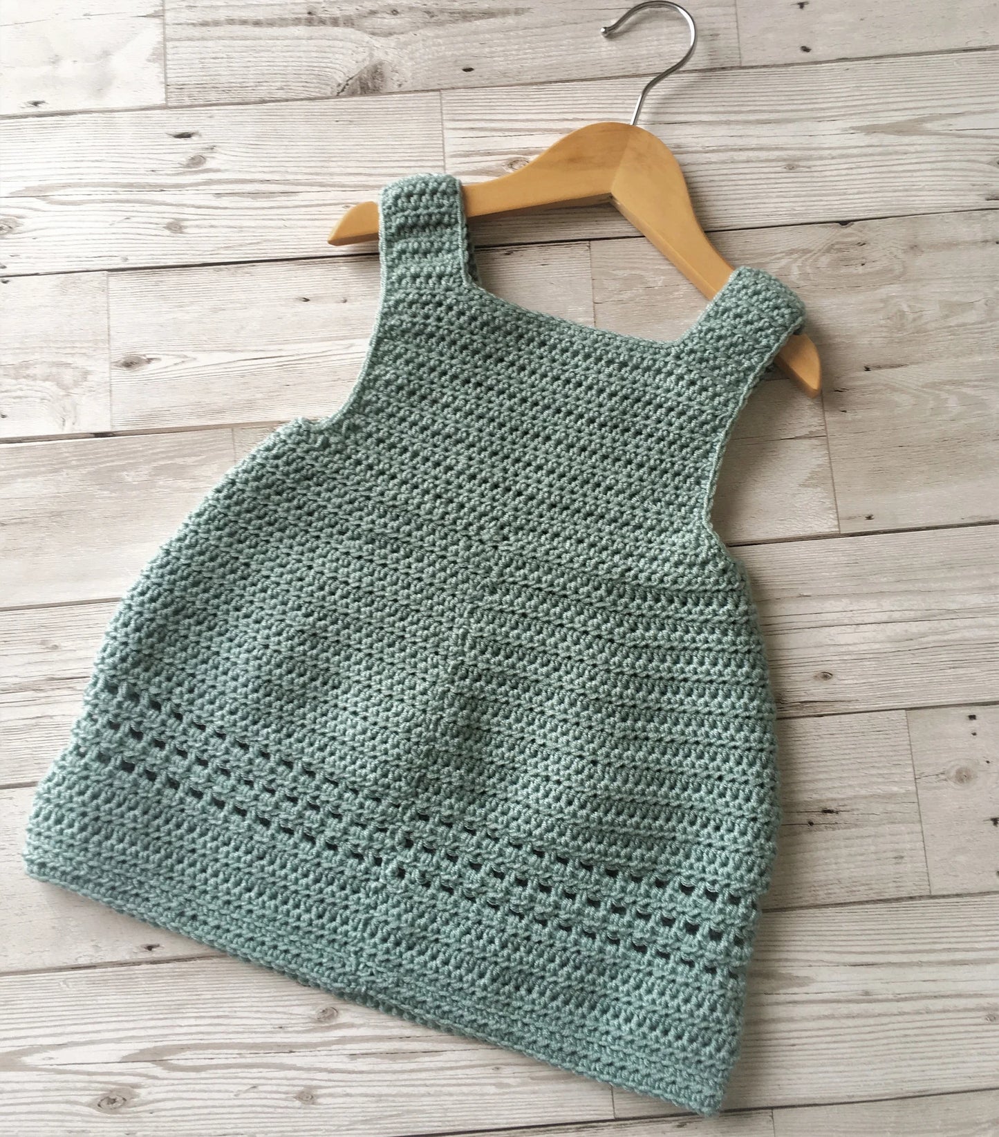 Baby Dress / Pinafore - Crochet Pattern Newborn to 36 months