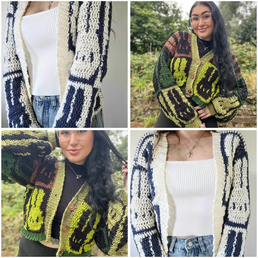 LITTLE BUNNY jumper/cardi crochet pattern