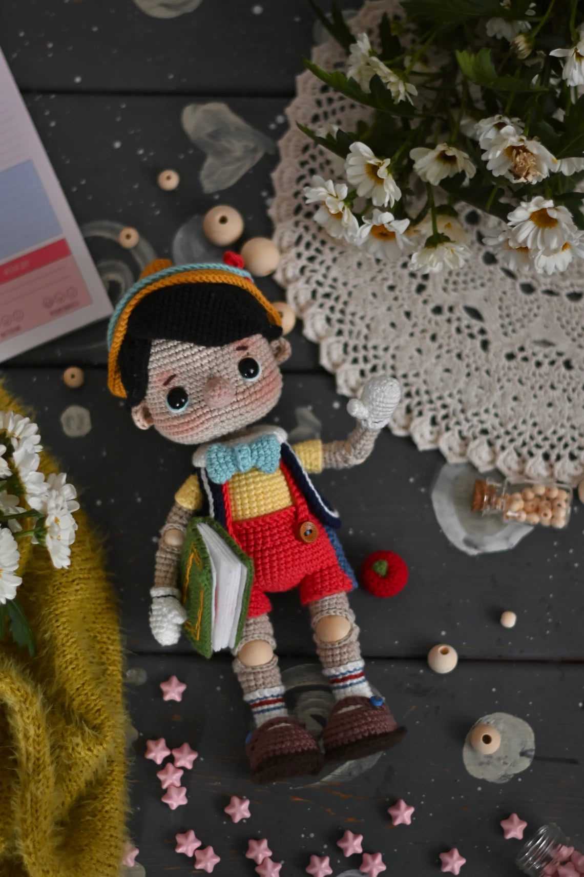 Pinocchio Amigurumi Crochet Pattern