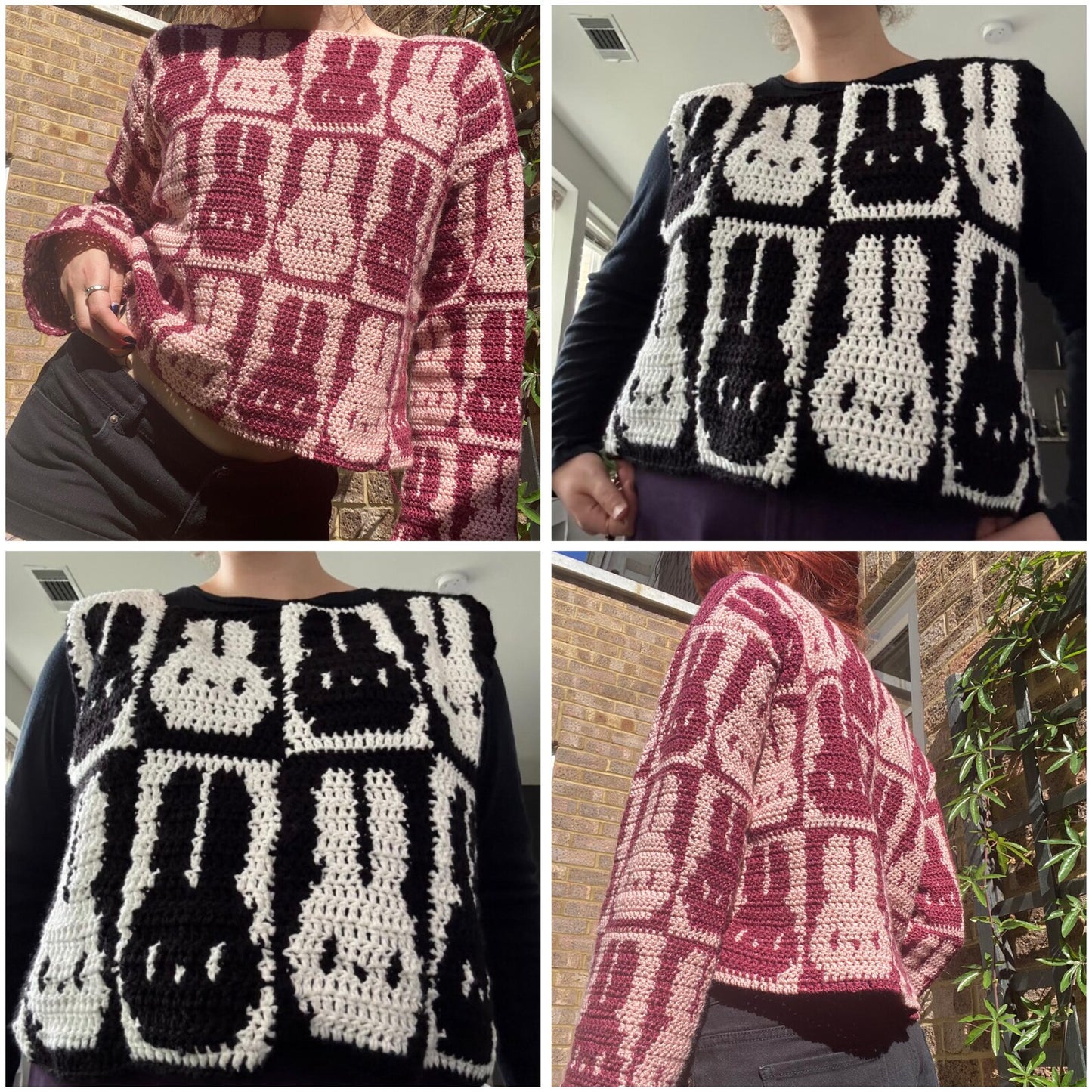 LITTLE BUNNY jumper/cardi crochet pattern