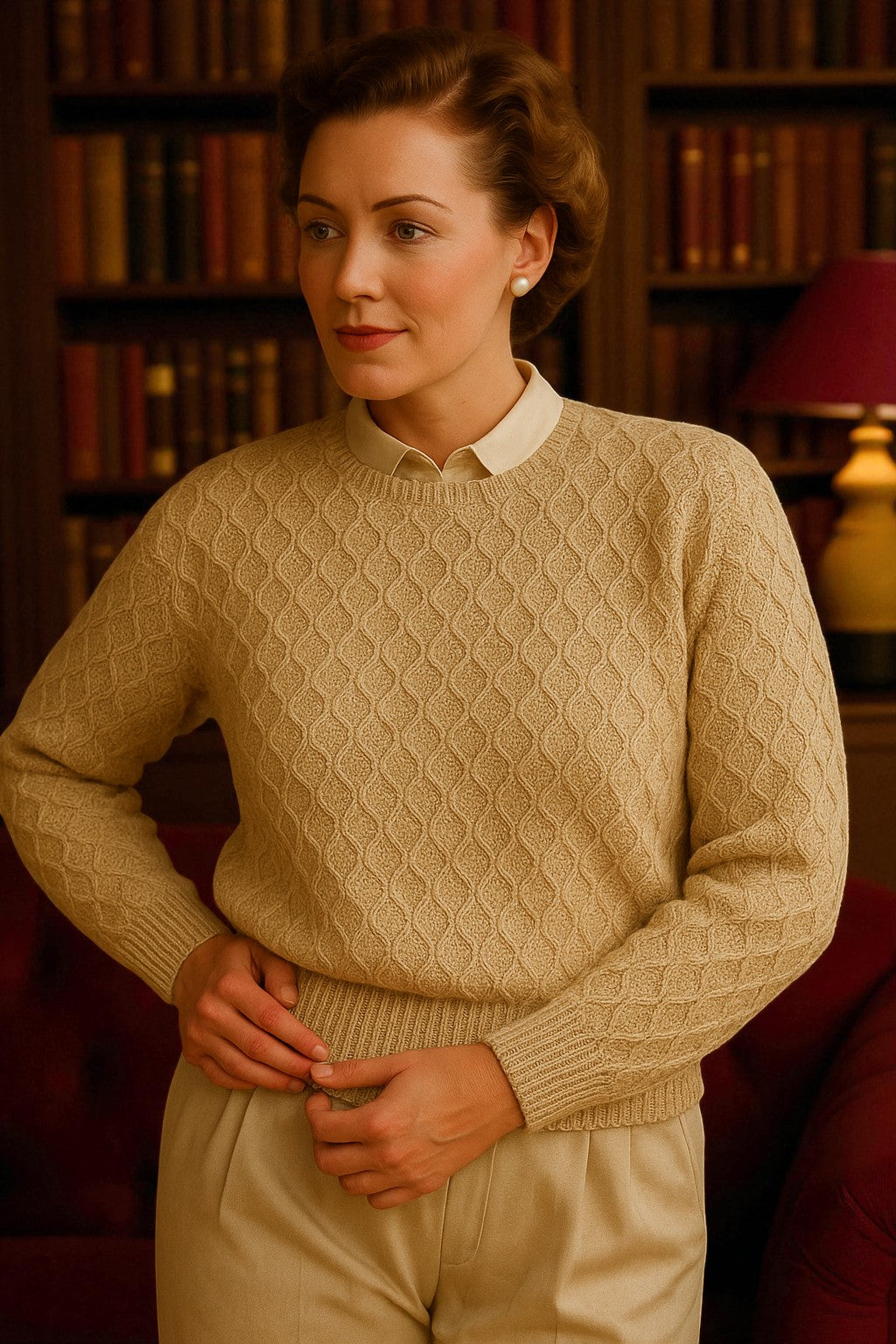 Vintage Women’s Sweater Knitting Pattern