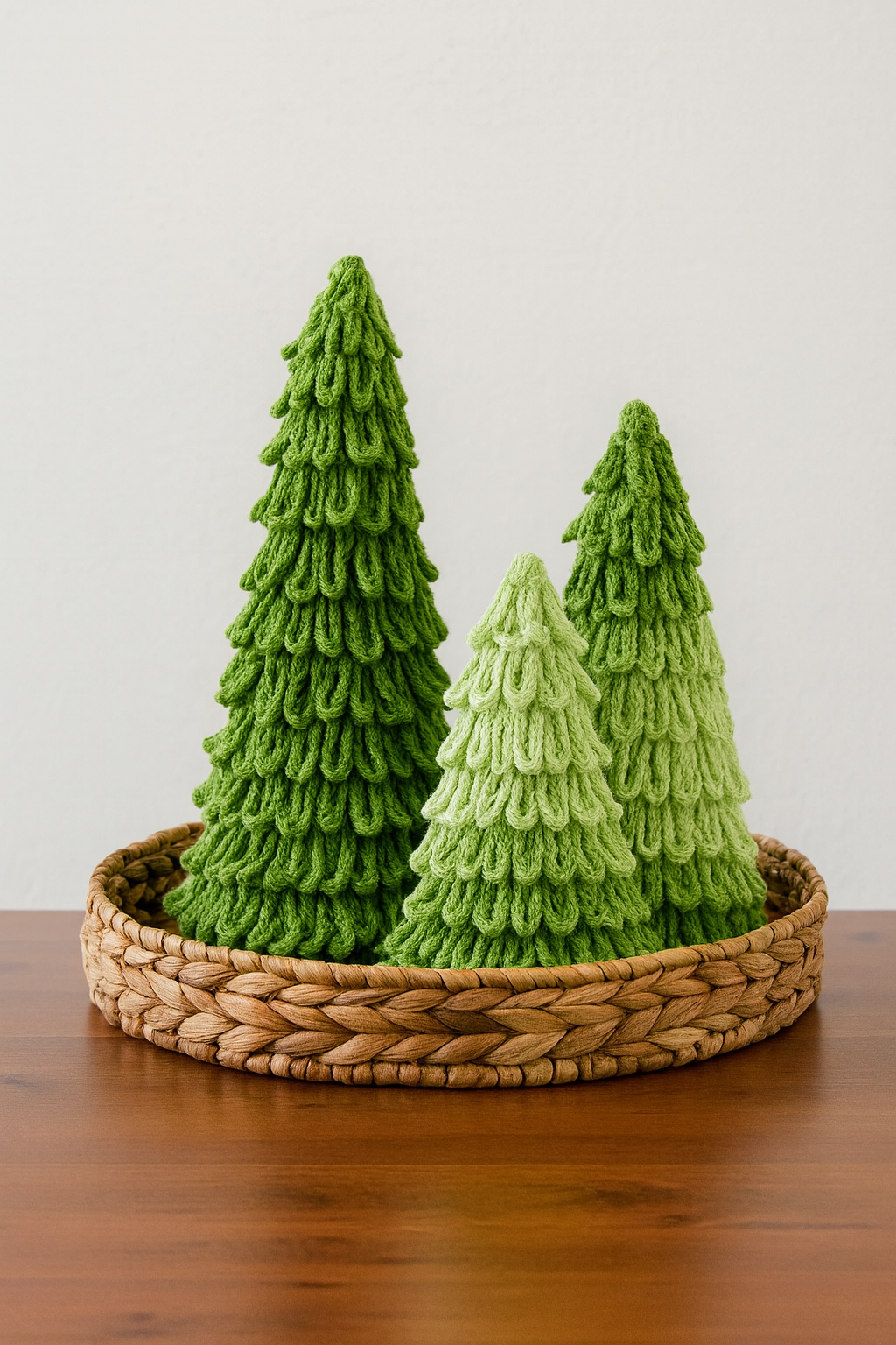 🎄Loopy Trees Collection Crochet Pattern Holiday Décor Tutorial (PDF + Video)