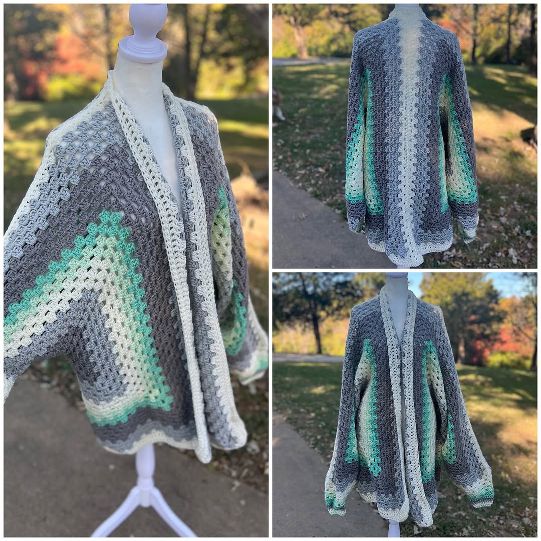 HexaHug Cardigan Crochet Pattern
