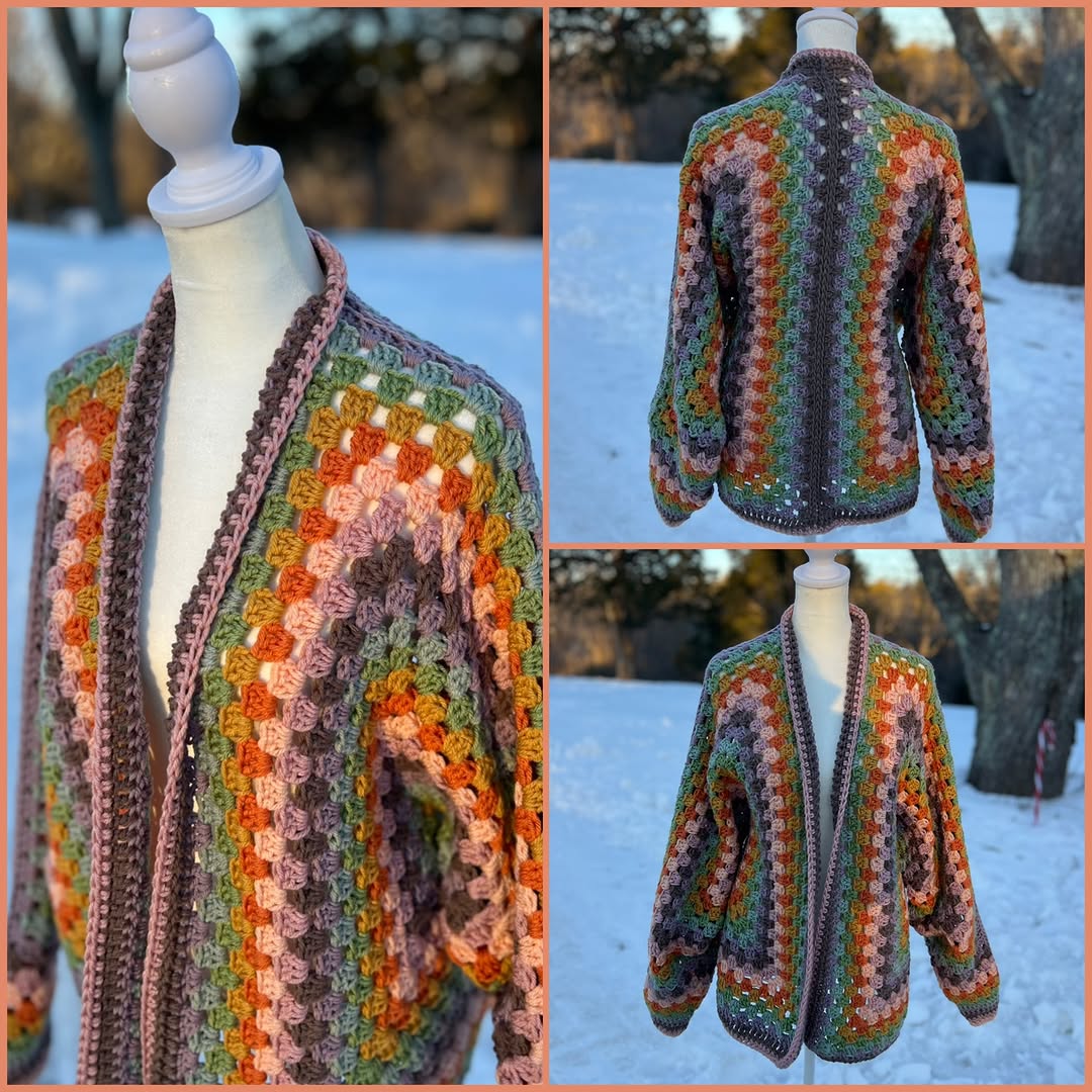 HexaHug Cardigan Crochet Pattern