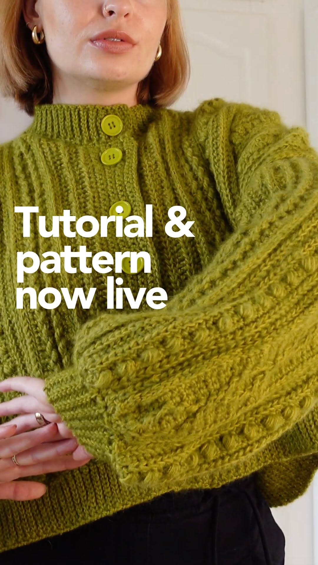 Cable Cardigan Crochet Pattern
