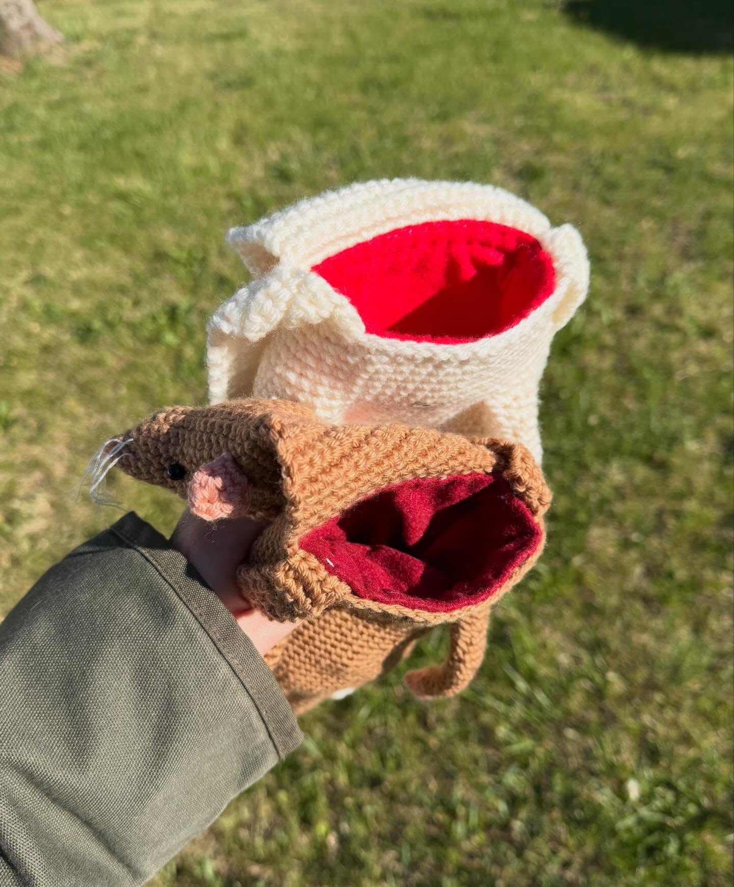 Rat Pouch Crochet Pattern
