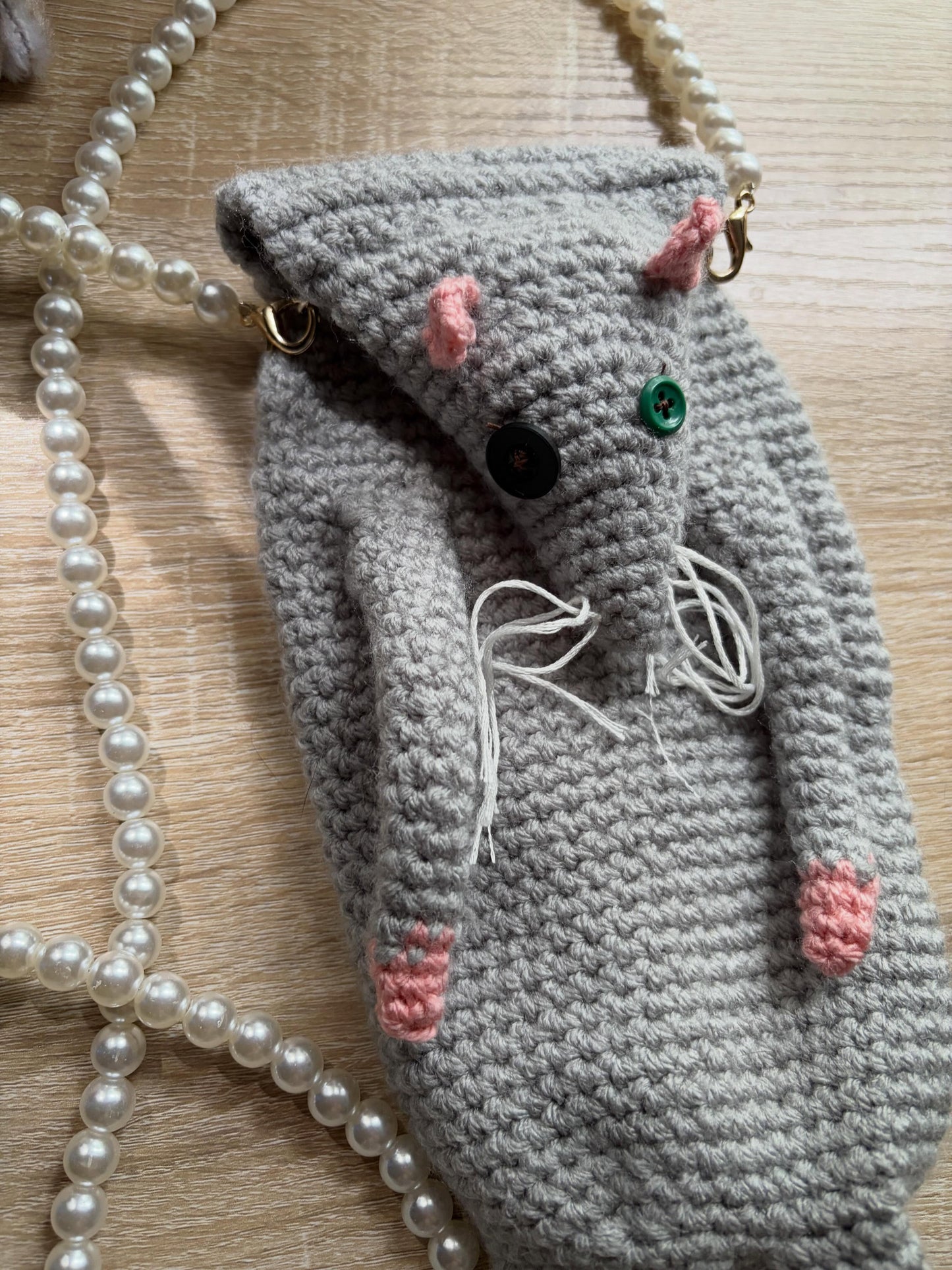 Rat Pouch Crochet Pattern