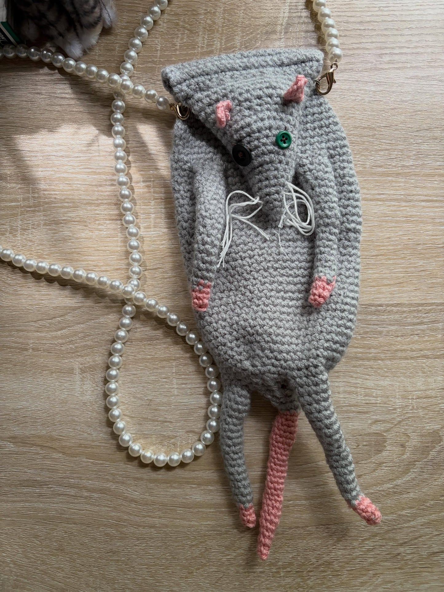 Rat Pouch Crochet Pattern