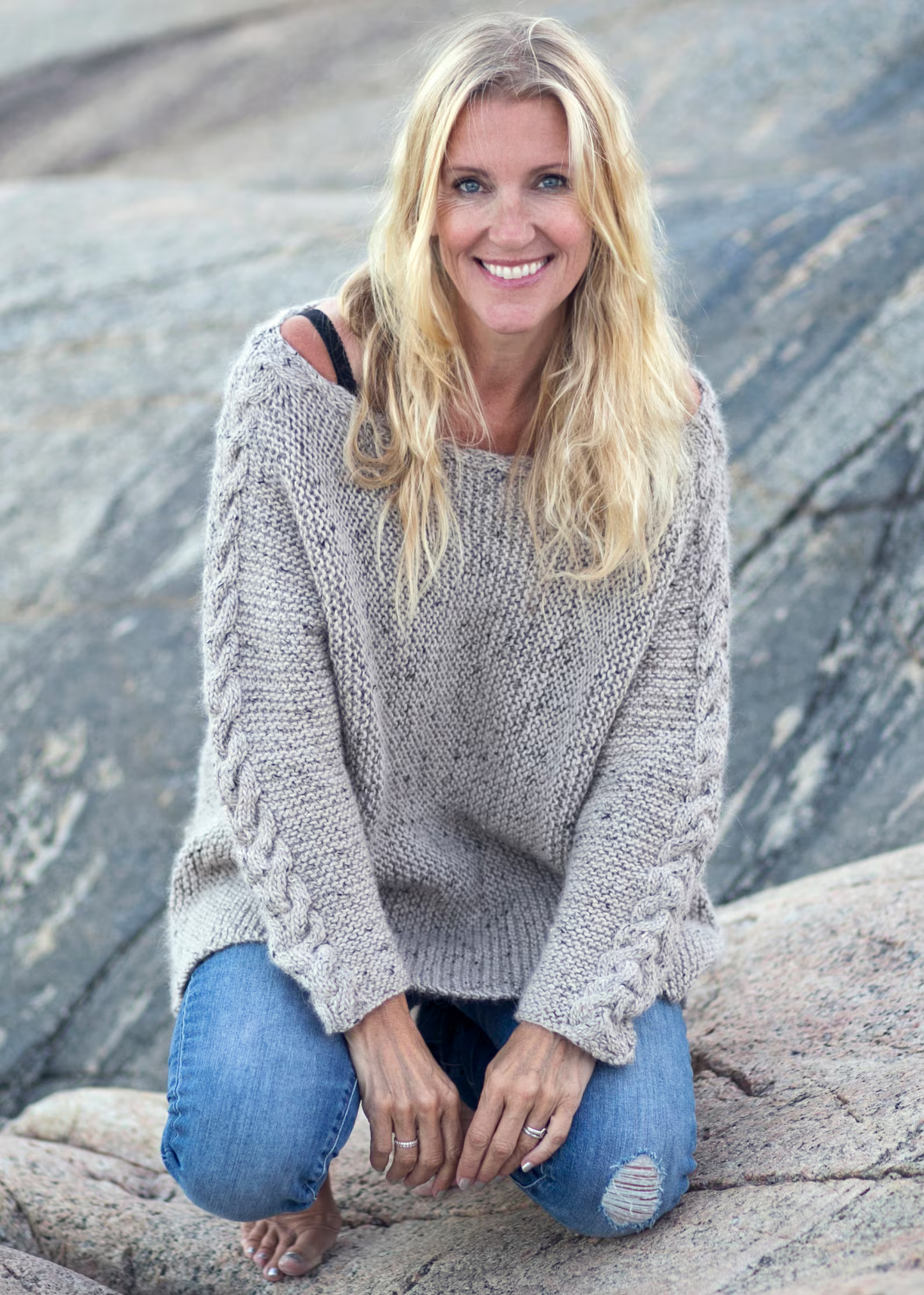 River Braid Sweater – Cable Knit Sweater Pattern (PDF)