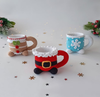 Crochet Christmas Mugs Set – Set of 6 Patterns