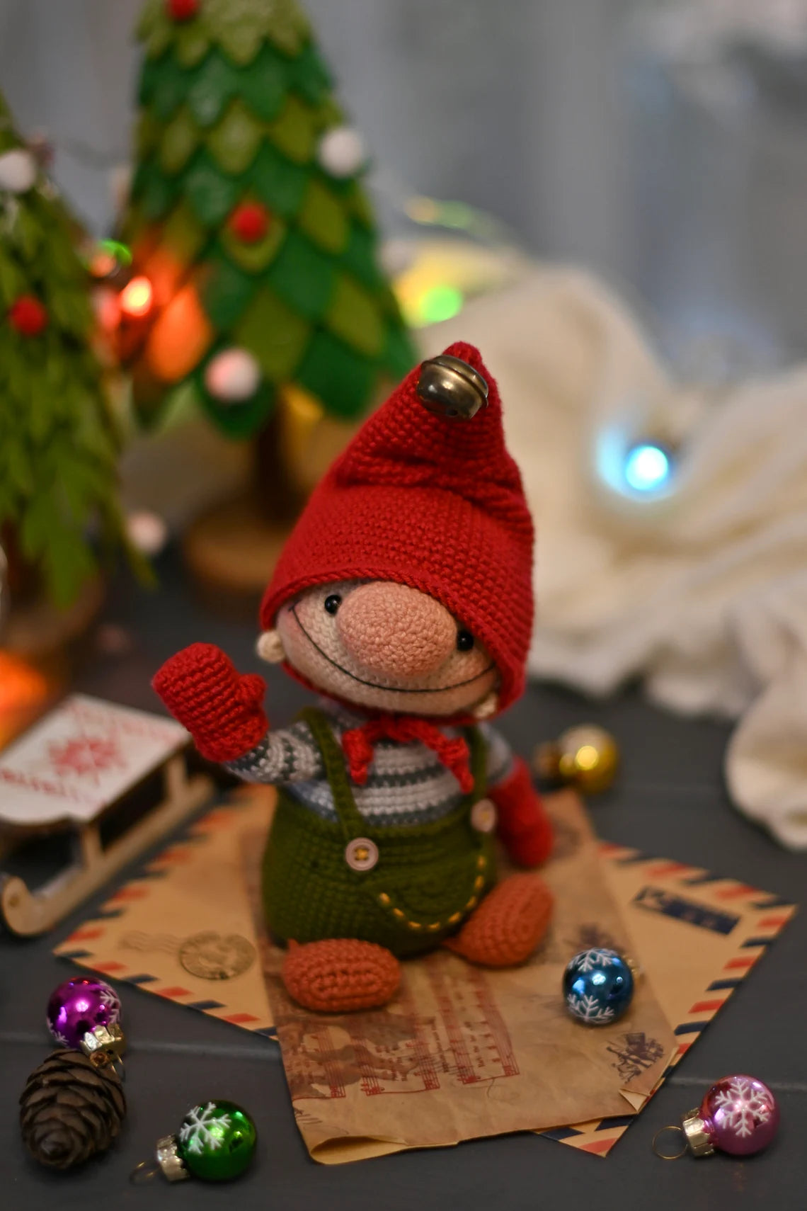 Festive Christmas Gnome Crochet Pattern