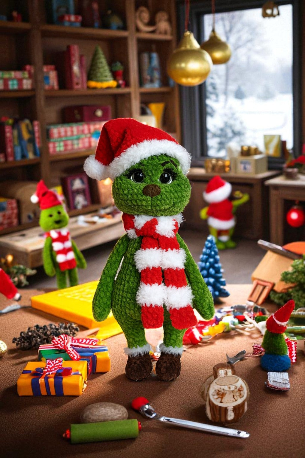 Christmas Green Villain Crochet Pattern